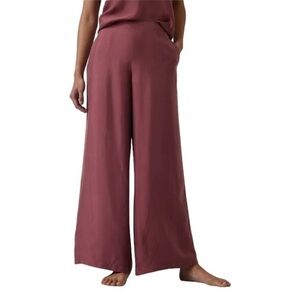Athleta Calm Cool Mauve Wide-Leg Pant Size XL